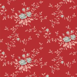 TILDA MERRY LITTLE CHISTMAS - Eve & Noel - Navidad fondo rojo