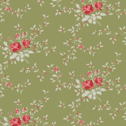 TILDA MERRY LITTLE CHISTMAS - Eve & Noel - Navidad fondo verde crema