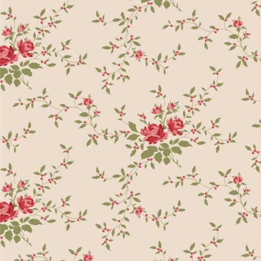 TILDA MERRY LITTLE CHISTMAS - Eve & Noel - Navidad fondo crema