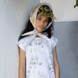 vestido de niña con tela jersey the happy florist