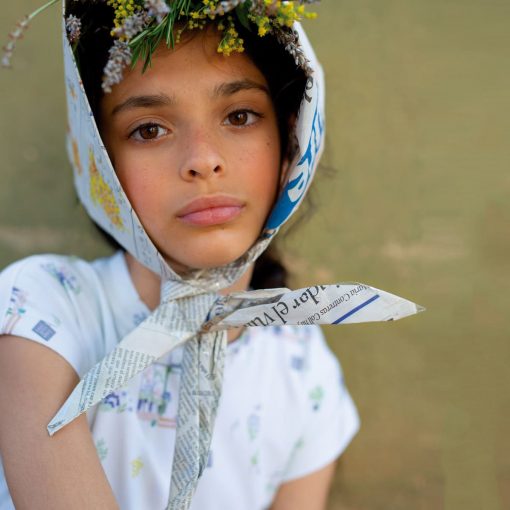 vestido niña con tela jersey the happy florist