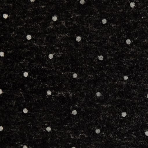 FRENCH TERRY DOTS graphite grey