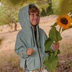 chaqueta niño con rizo de algodon