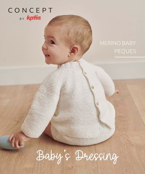 portada revista KATIA BABY DRESSING - lana merino baby o peques o bambini