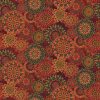 DP26816-24 mandalas multicolor warm - colección MARRAKECH - STONEHENGE NORTHCOTT fabrics