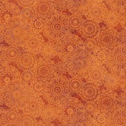 26818-56 mandalas ocre -colección MARRAKECH - STONEHENGE NORTHCOTT fabrics