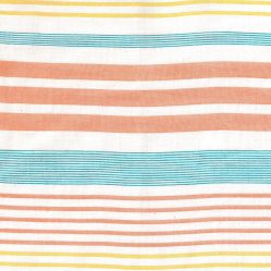 tela Panama Stripes Orange