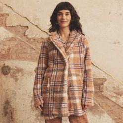 tela SHERPA PRINT autumn plaid