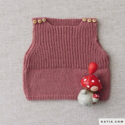 REVISTA KATIA BEBE 114 - chaleco - merino baby / peques