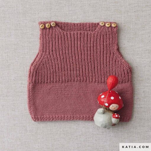 REVISTA KATIA BEBE 114 - chaleco - merino baby / peques