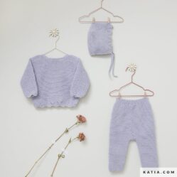 REVISTA KATIA BEBE 114 - gorro + jersey + pantalon - peques / merino baby