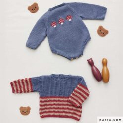 REVISTA KATIA BEBE 114 - pelele + jersey - merino baby