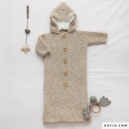 REVISTA KATIA BEBE 114 - saco - nuvole + basic merino popcorn