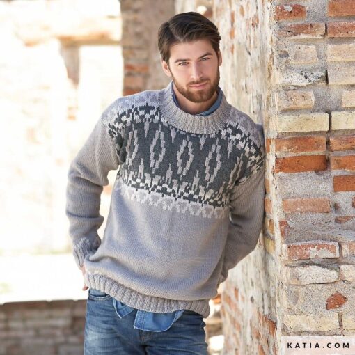 REVISTA KATIA esp THE ESSENTIALS - jersey hombre - lana