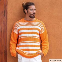REVISTA KATIA CASUAL 120 - jersey hombre - easy knit cotton