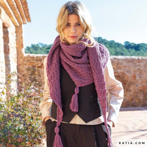 REVISTA KATIA esp THE ESSENTIALS - chal mujer - lana