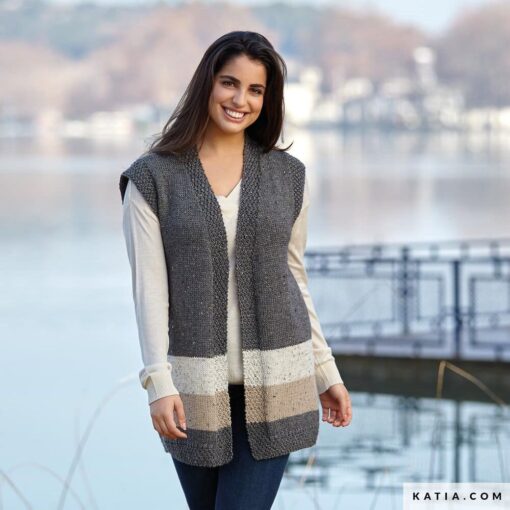 REVISTA KATIA esp THE ESSENTIALS - chaleco mujer - lana