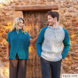 REVISTA KATIA esp THE ESSENTIALS - chaqueta mujer y jersey hombre - lana