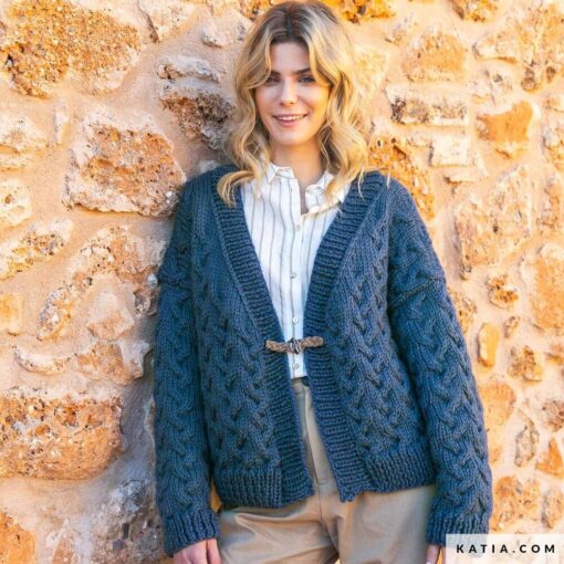 REVISTA KATIA esp THE ESSENTIALS - chaqueta mujer - lana