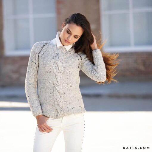 REVISTA KATIA esp THE ESSENTIALS - chaqueta mujer - lana