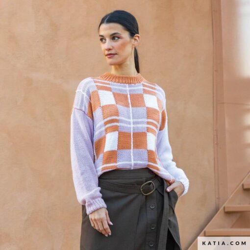REVISTA KATIA esp THE BASIC - mujer jersey - lana new ultrasoft