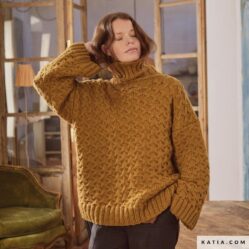 REVISTA KATIA CONCEPT esp WOOL TEXTURES - jersey mujer - pure organic wool
