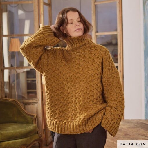 REVISTA KATIA CONCEPT esp WOOL TEXTURES - jersey mujer - pure organic wool