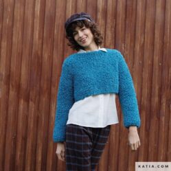 REVISTA KATIA esp COUNTRY KNITS - chaqueta mujer - lana wow loopy