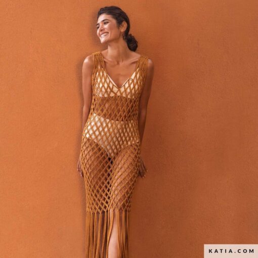 REVISTA KATIA CASUAL 120 - vestido mujer macrame - homemade II