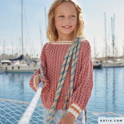 patron jersey niña knitting 2021 prim verano