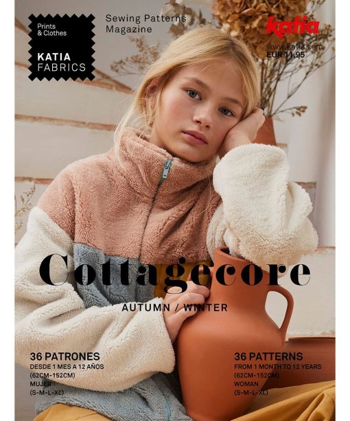 REVISTA COTTAGECORE telas y patrones Katia Fabrics